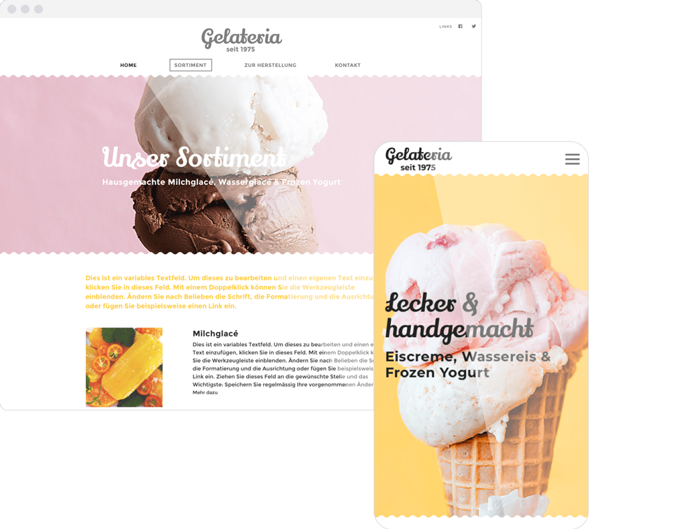 Exklusive Designvorlagen
