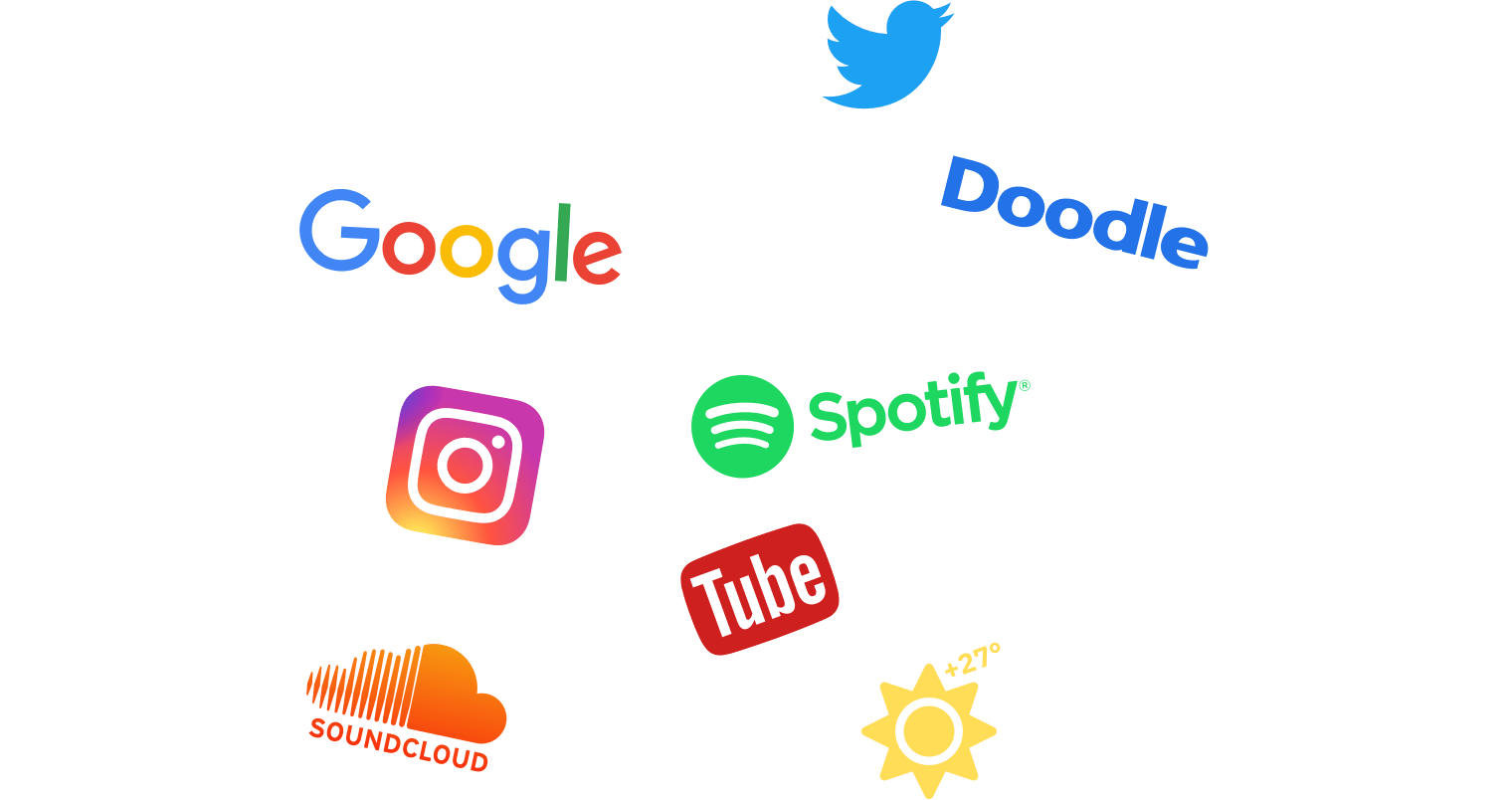 Integrationen für den Homepage Baukasten